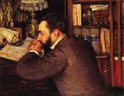 Gustave Caillebotte Henri Cordier painting